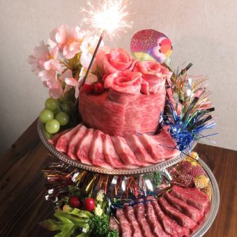  【梅田】お肉好きにはたまらない見た目華やかな2段の肉ケーキが圧巻！「焼肉lab 梅田店」